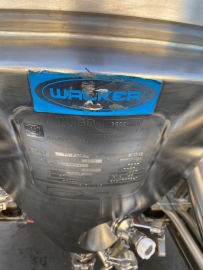 Walker Stainless Conical Process Tank